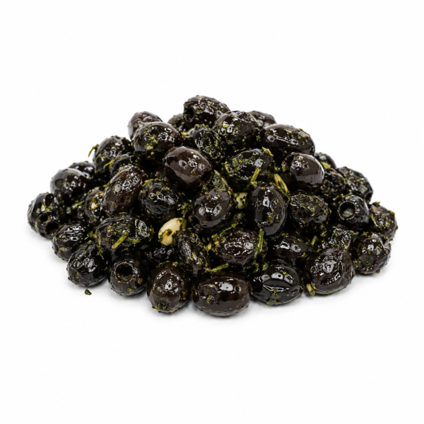 Olives Vertes Marinées aux Herbes