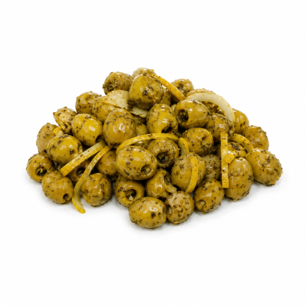Olives Vertes Marinées au Citron Confit